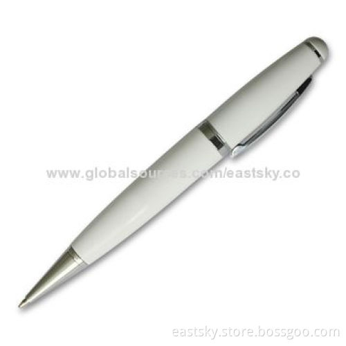 Promotional Pen-shaped USB Drive, Wholesale, Logo Imprinting Options, Laser Printing, OEM Orders
